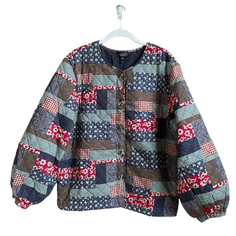 Gigio Quilted Patchwork Effect Jacket - image 1